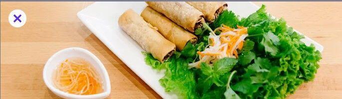 A1. CHẢ GIÒ(6 CUỐN) / 6 EGG ROLLS